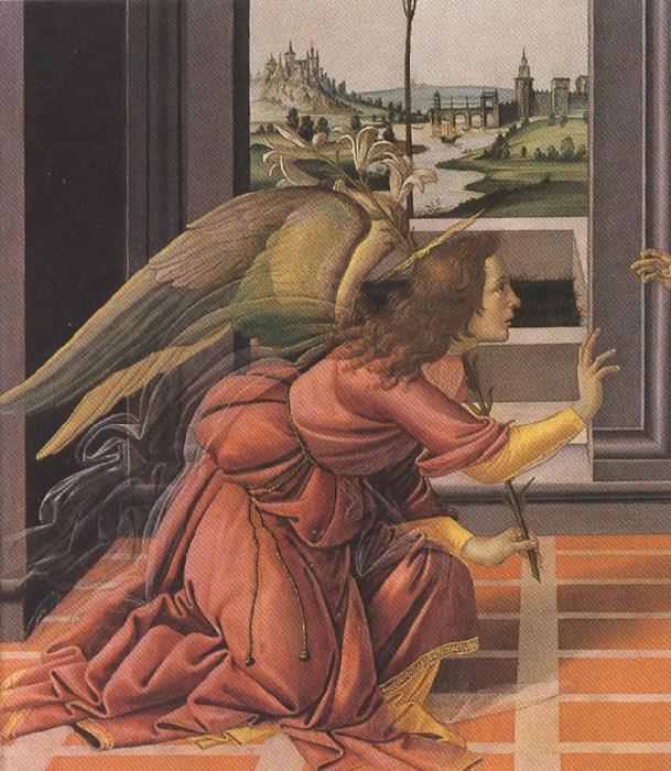 Sandro Botticelli Details of Annunciation (mk36) Spain oil painting art